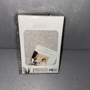 Goumi Kids Changing Pad Cover Grey Bamboo/Organic Cotton NIB‎